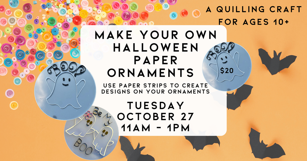 10/27 Halloween Paper Ornaments