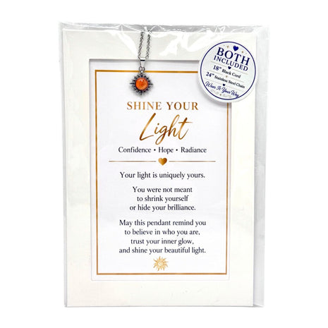 Shine Your Light Keepsake Pendant Gift Package