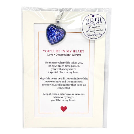 You'll Be In My Heart Keepsake Pendant Gift Package