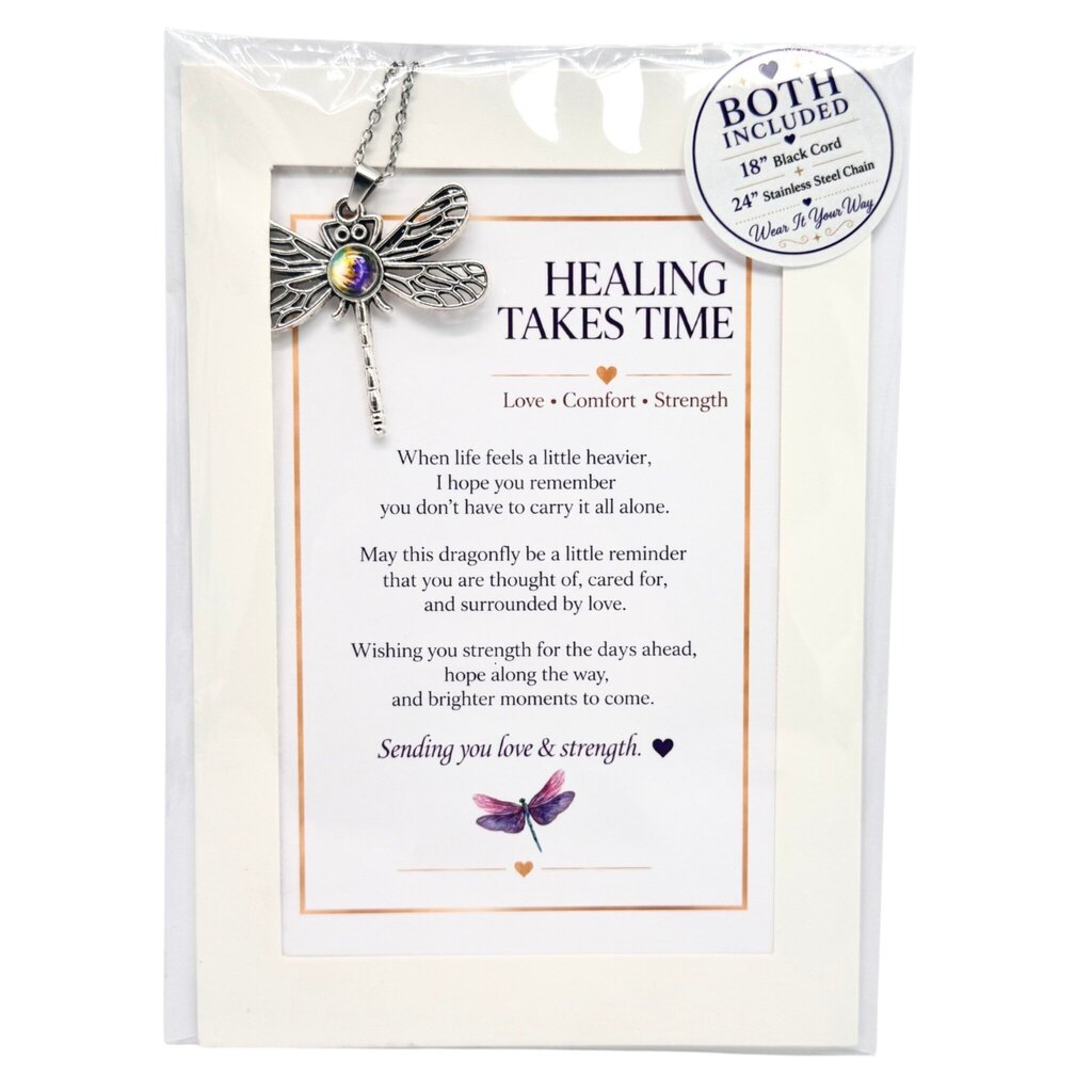 Healing Takes Time Keepsake Pendant Gift Package