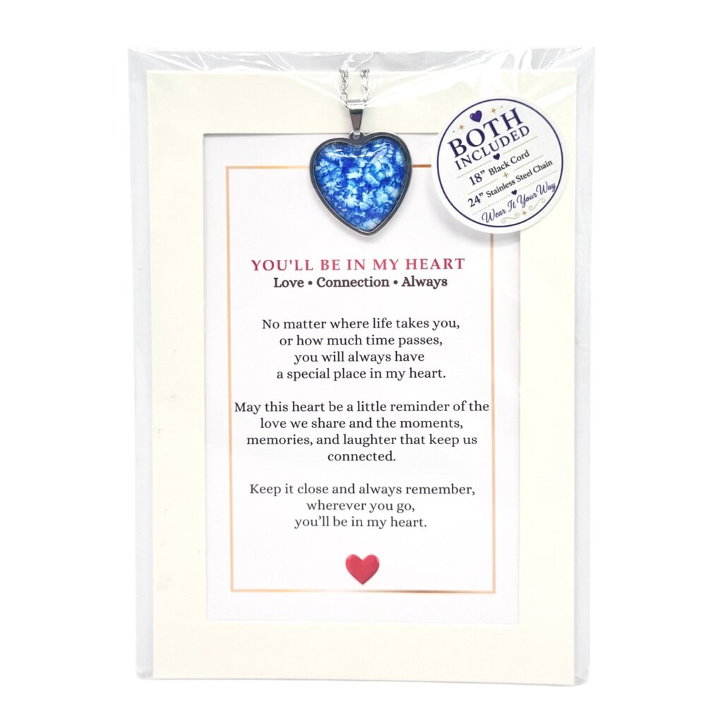 You'll Be In My Heart Keepsake Pendant Gift Package