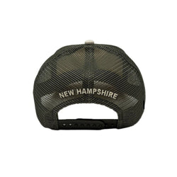 NH Sunburst Trucker Hat - Stone/Bronze/Olive Mesh - view 2
