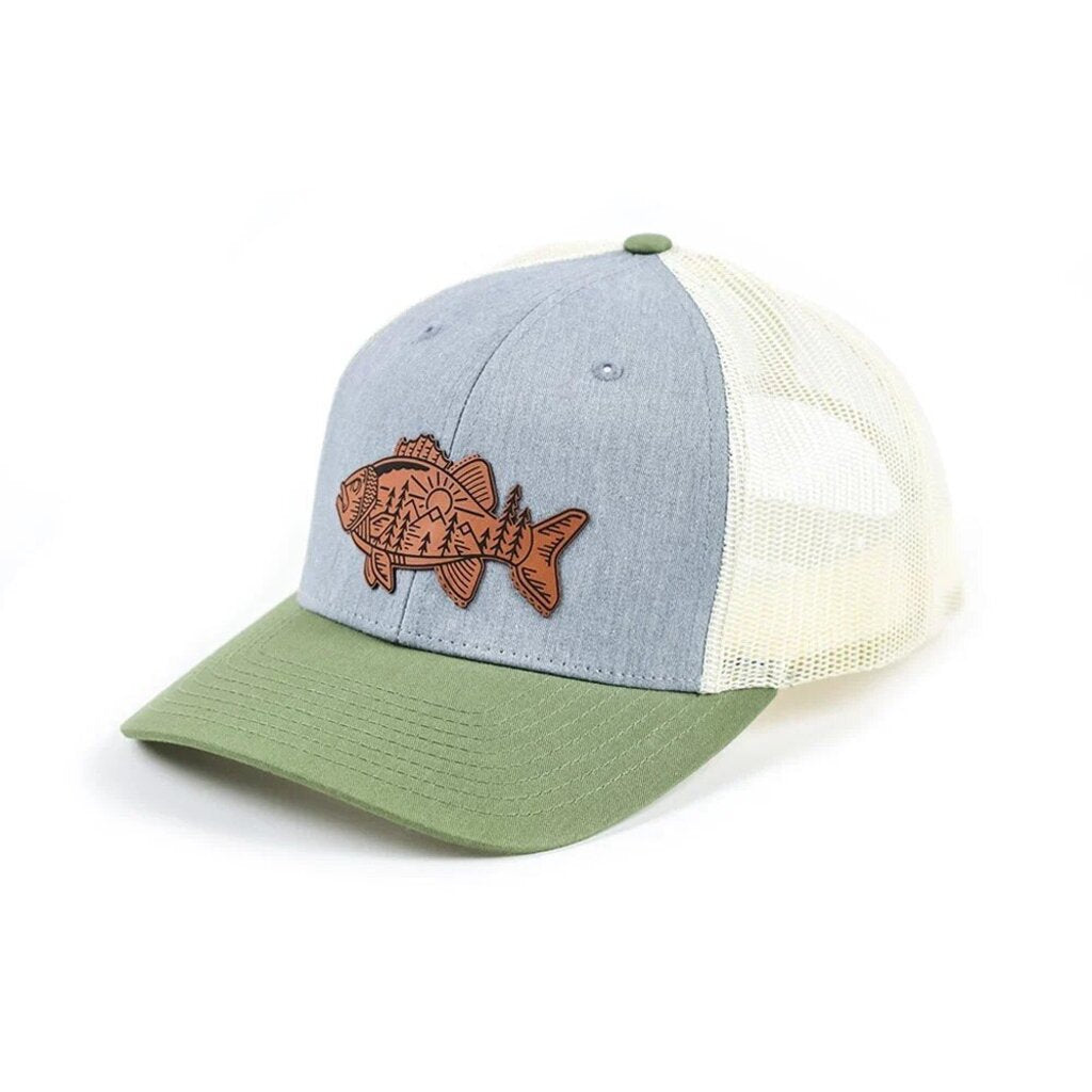 Tribal Fish Patch Hat