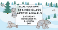11/14 Arctic Animals Stained Glass