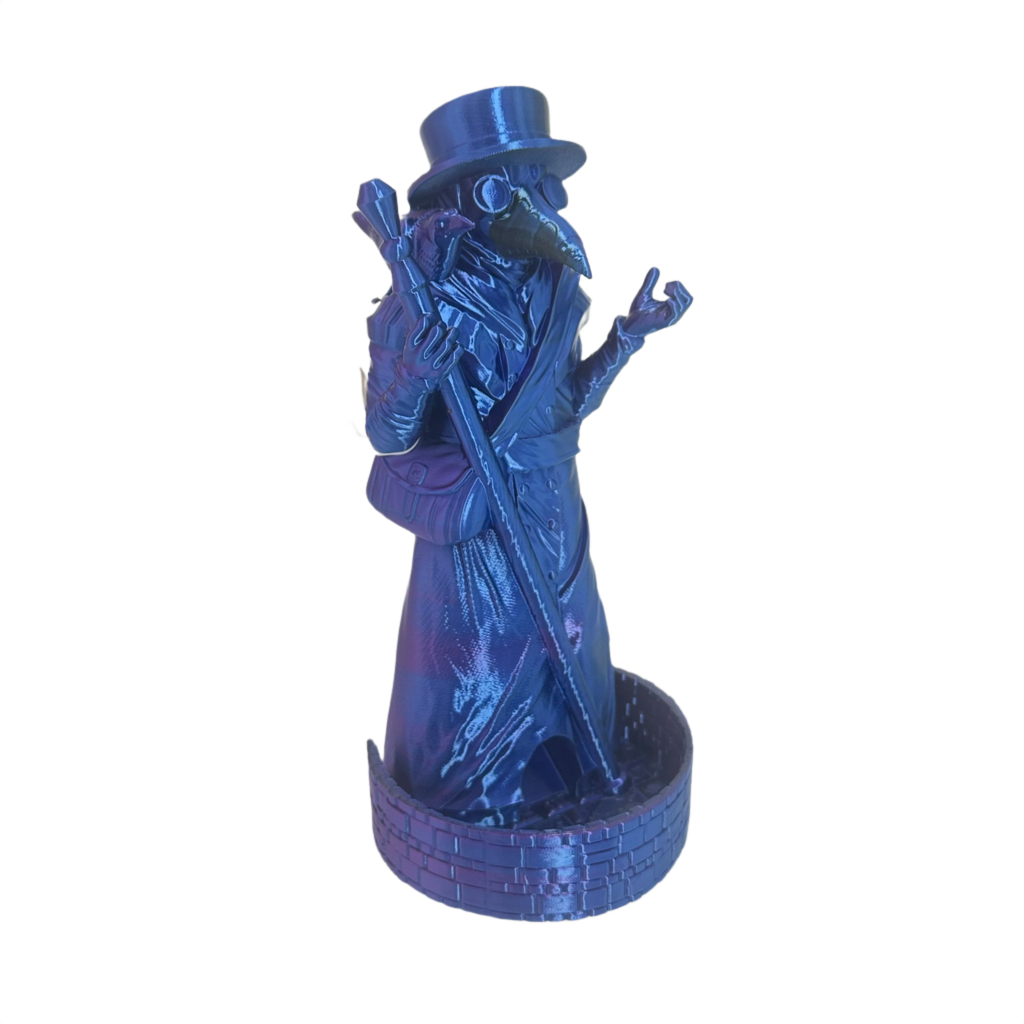 PLAGUE DOCTOR DICE TOWER FATES END BL-PUR-BK