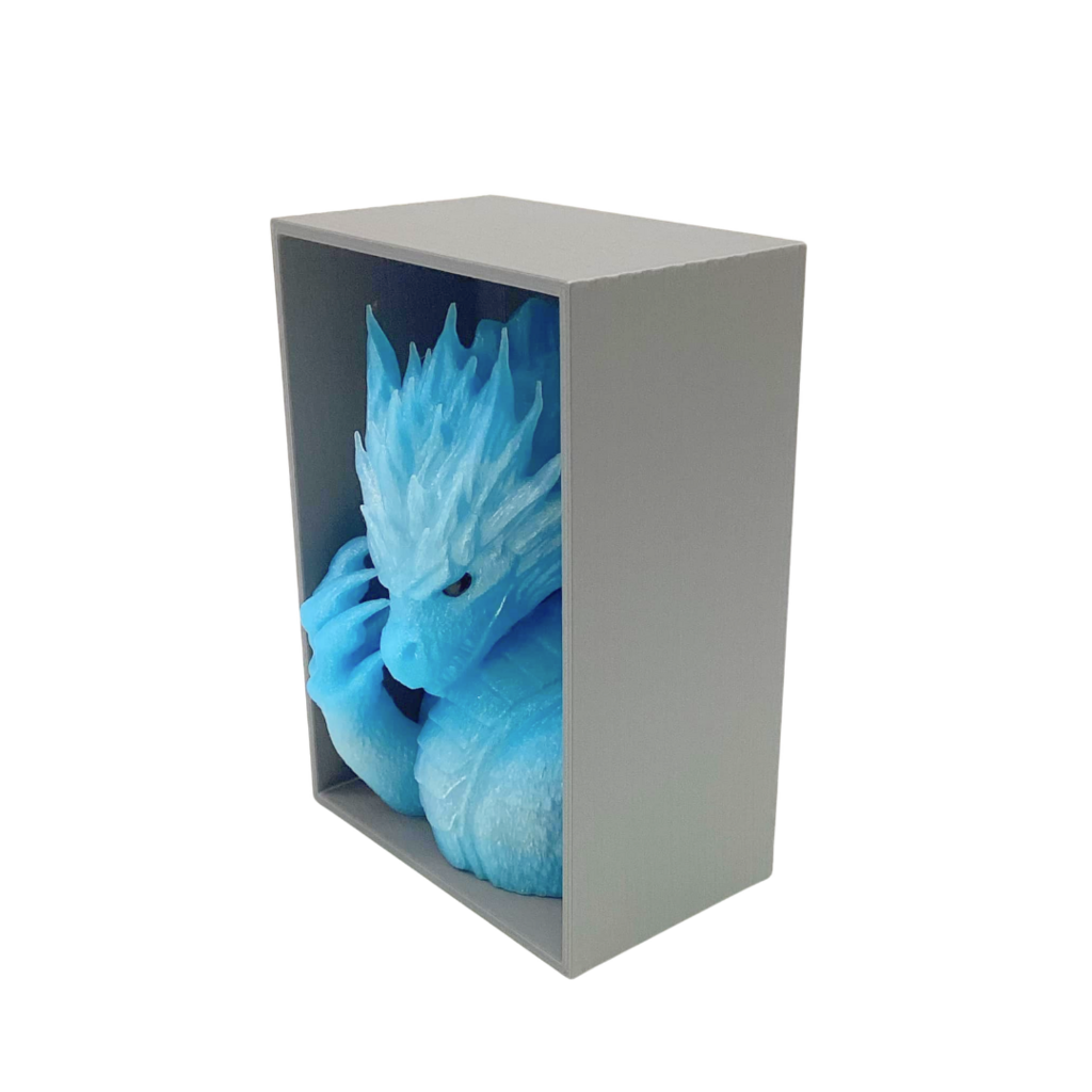 BOOK NOOK FROST DRAGON TRSP LT BLUE/SILVER