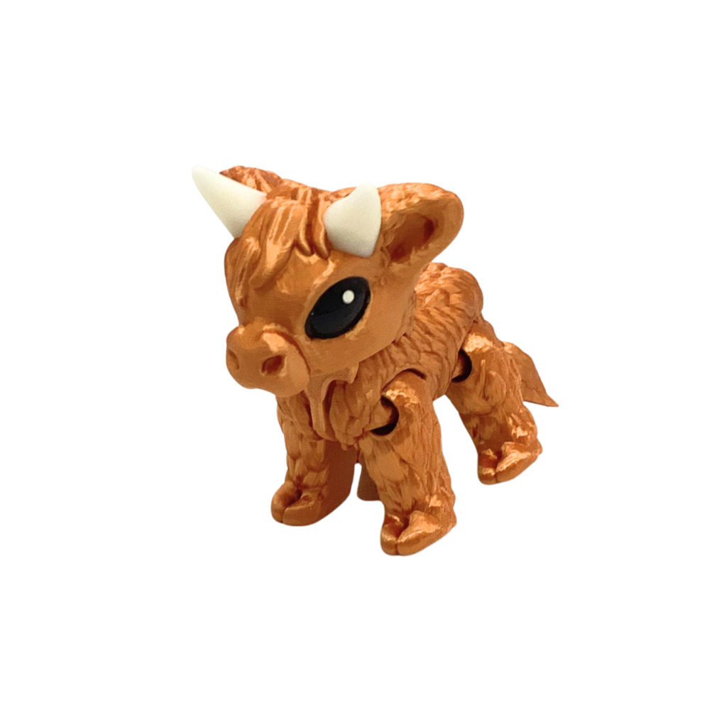 HIGHLAND COW COPPER/IVORY XL (CINDERWING)