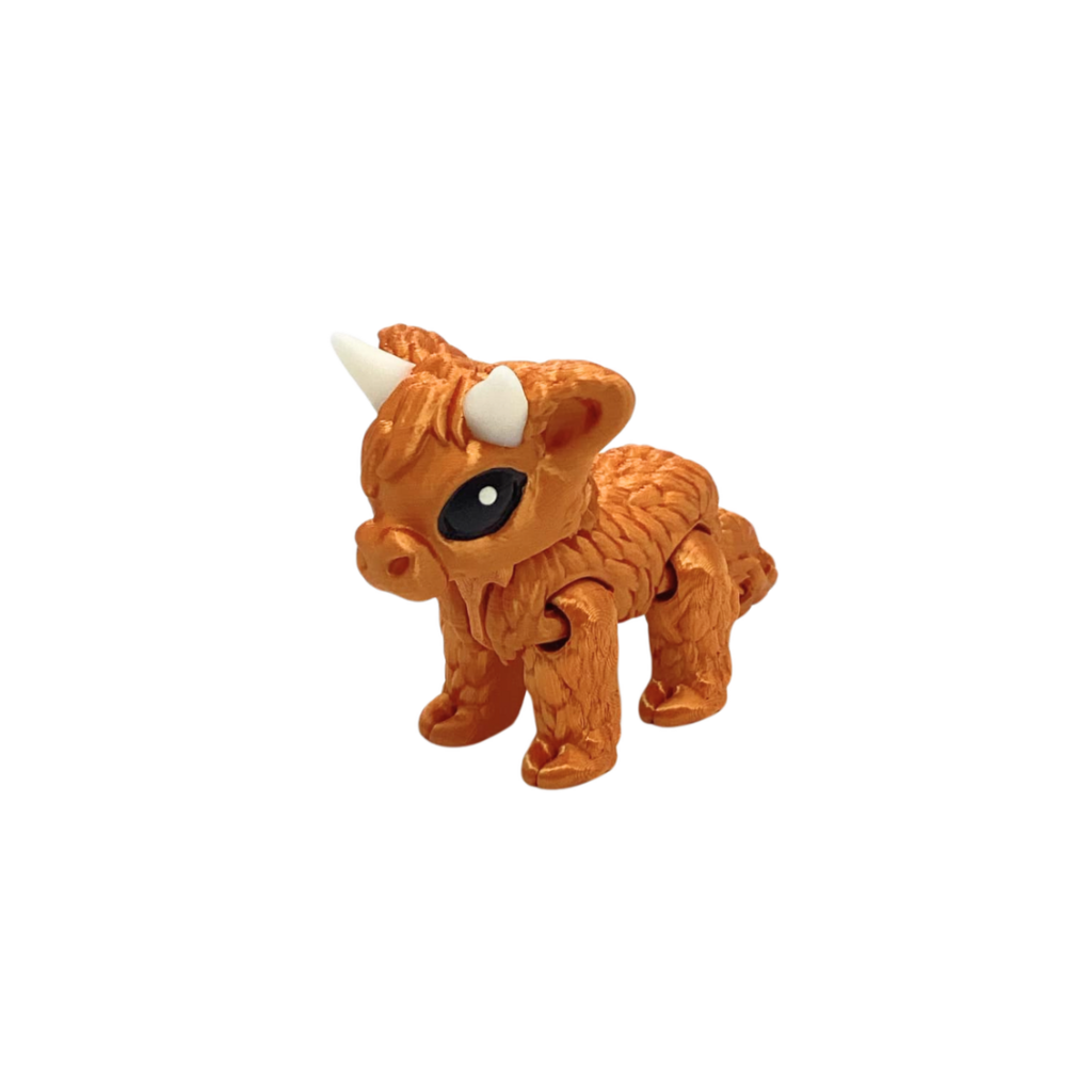 HIGHLAND COW COPPER/IVORY MD (CINDERWING)