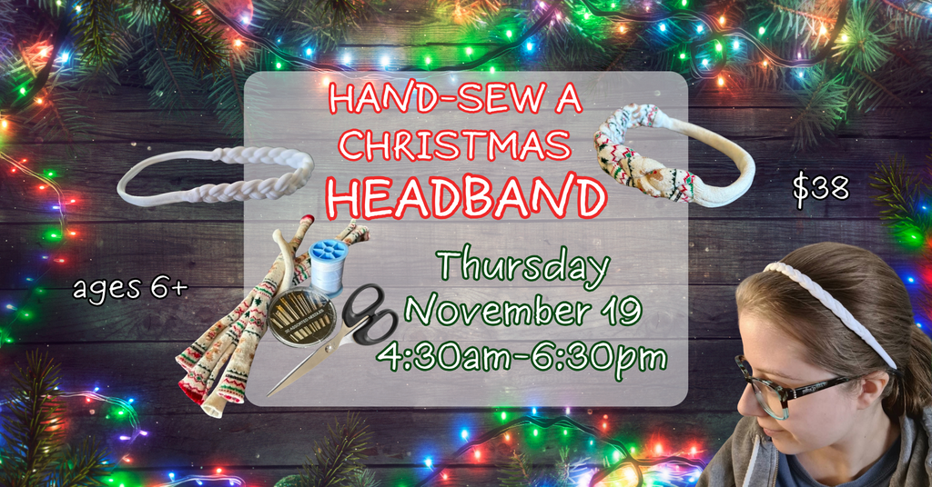 11/19 Sew Your Own Headband
