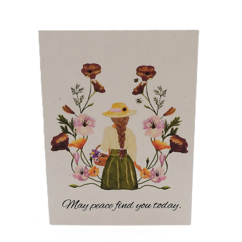 Peaceful Garden Support Card