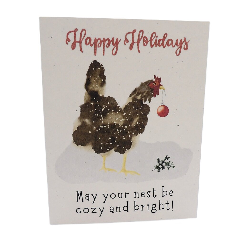 Chicken Holiday Card