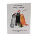 Cat Christmas New Year Card