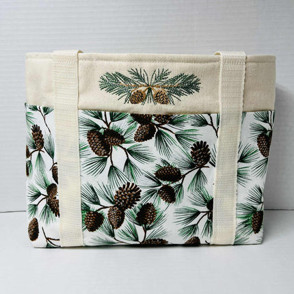 6 Pocket Handy Tote Sparkle Pine