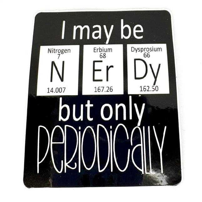 NERDY VINYL STICKER