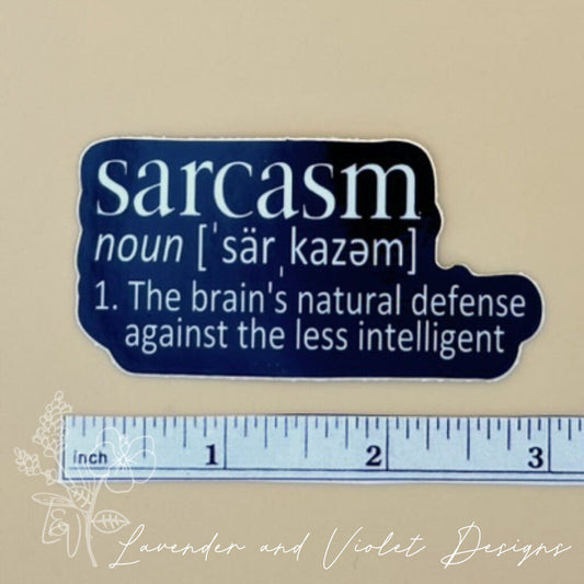 SARCASM VINYL STICKER