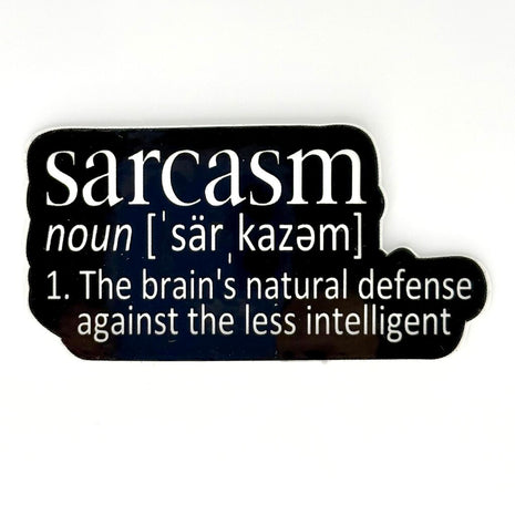 SARCASM VINYL STICKER