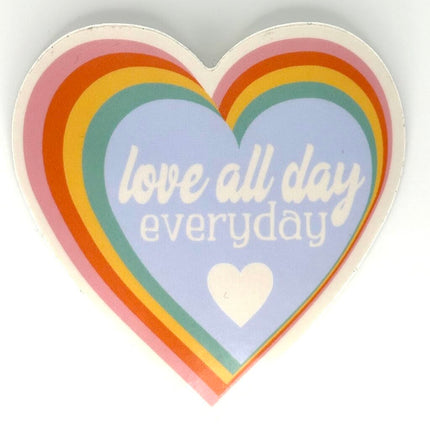 LOVE EVERYDAY VINYL STICKER