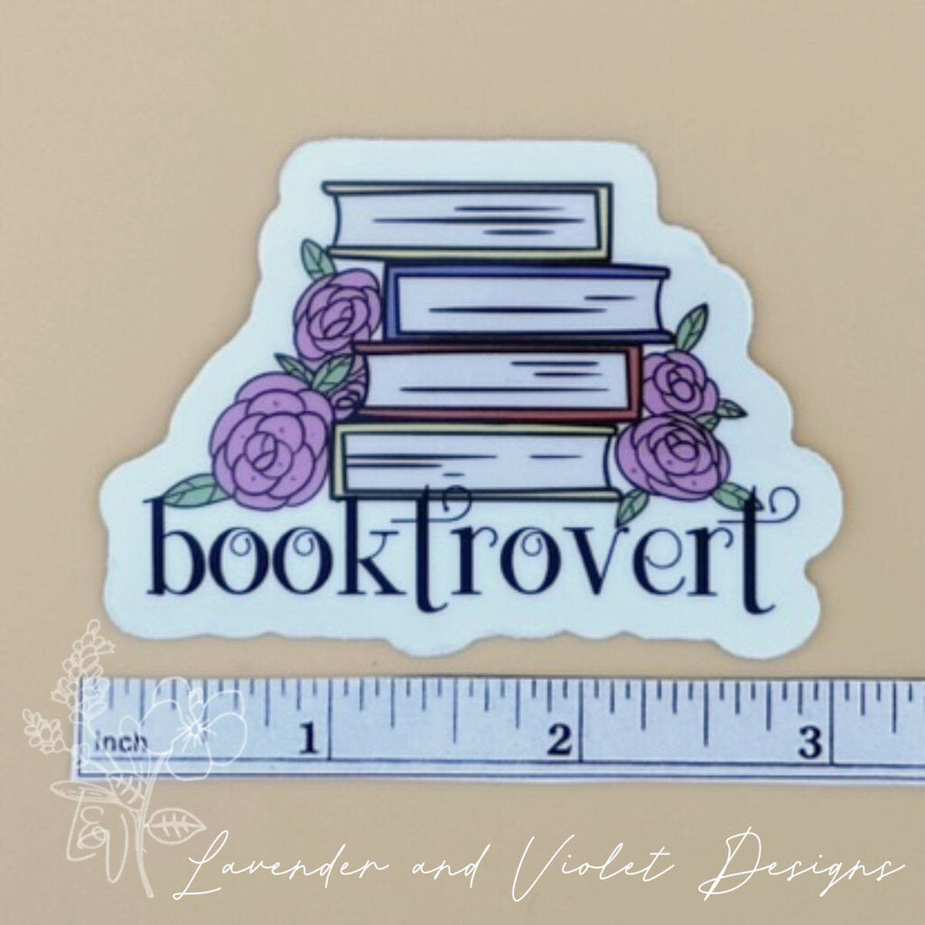 BOOKTROVERT VINYL STICKER