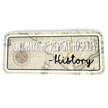 HISTORY VINYL STICKER