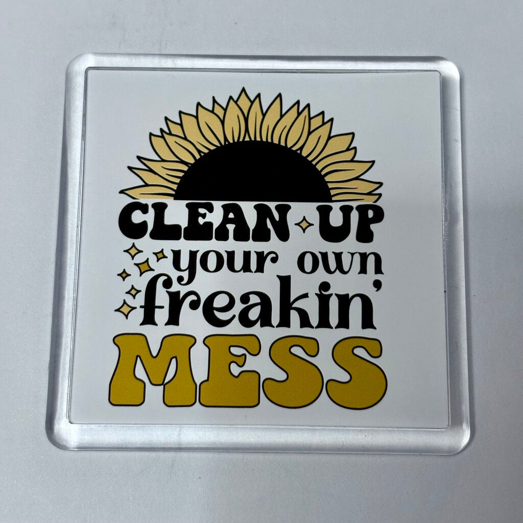 CLEAN MESS MAGNET