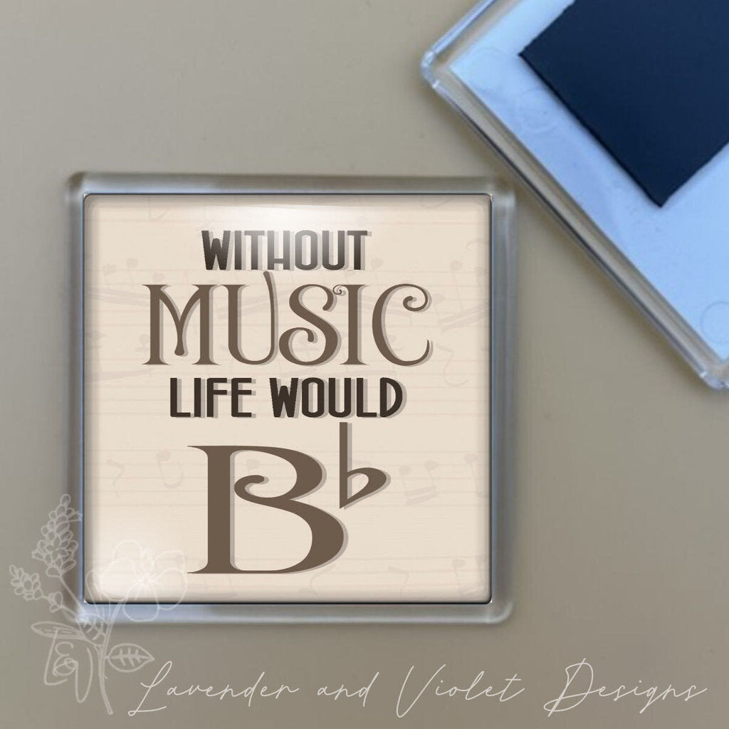 MUSIC FLAT MAGNET