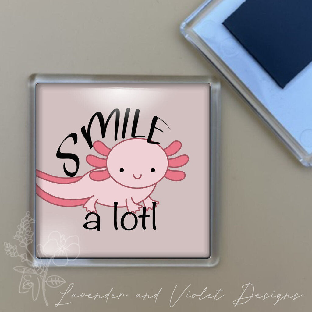 SMILE ALOTL MAGNET