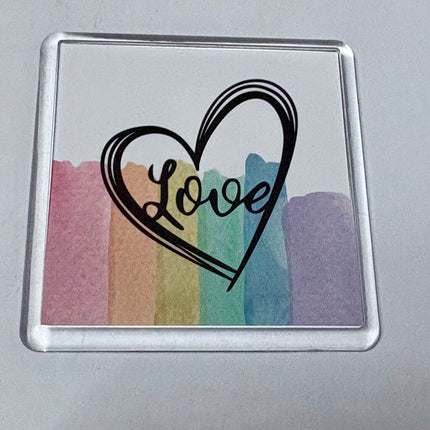 WATERCOLOR LOVE MAGNET