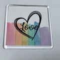 WATERCOLOR LOVE MAGNET