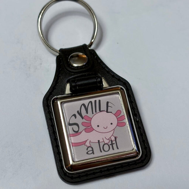 SMILE VINYL KEYCHAIN SQUARE