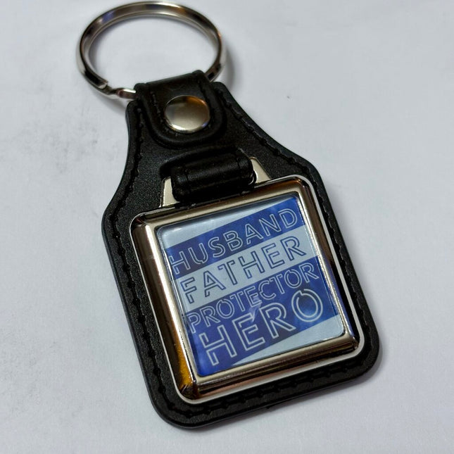 FATHER VINYL KEYCHAIN SQUARE