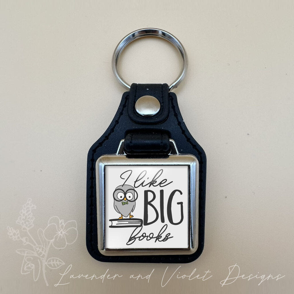 BIG BOOKS VINYL KEYCHAIN SQUARE