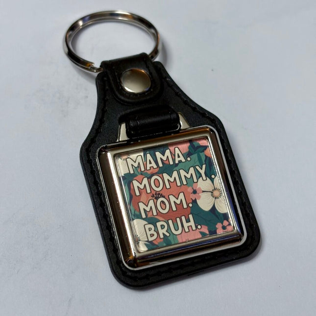MAMA BRUH VINYL KEYCHAIN SQUARE