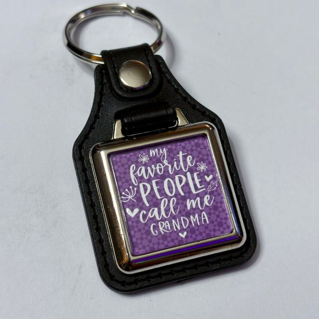 GRANDMA VINYL KEYCHAIN SQUARE