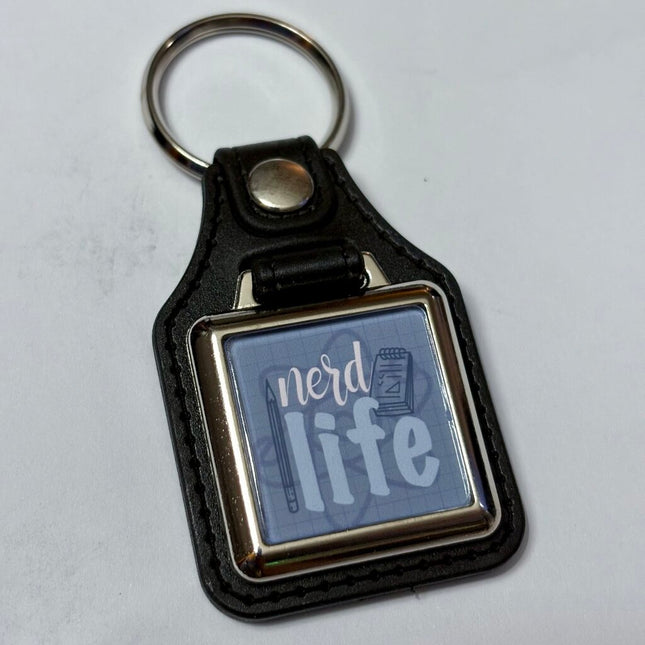 NERD LIFE VINYL KEYCHAIN SQUARE