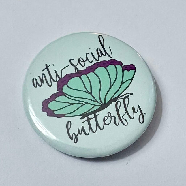 ANTISOCIAL BUTTERFLY PIN