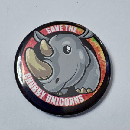 CHUBBY UNICORN PIN