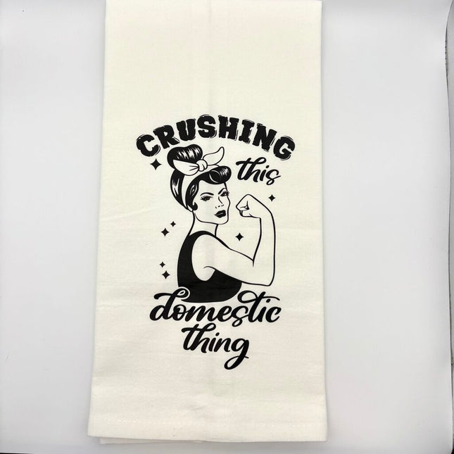 DOMESTIC FLOUR SACK DISHTOWEL
