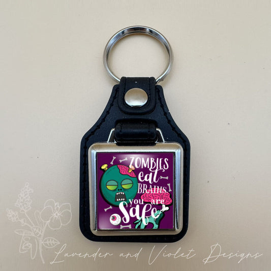 ZOMBIES VINYL KEYCHAIN SQUARE