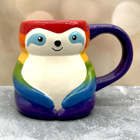 SLOTH MUG RAINBOW