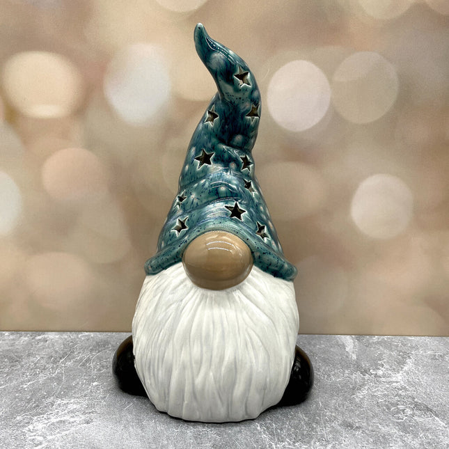 GNOME LANTERN BLOOMIN BLUE
