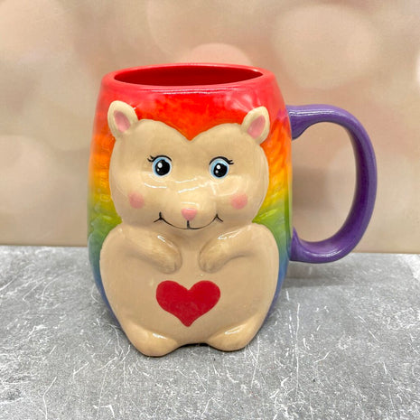HEDGEHOG MUG RAINBOW