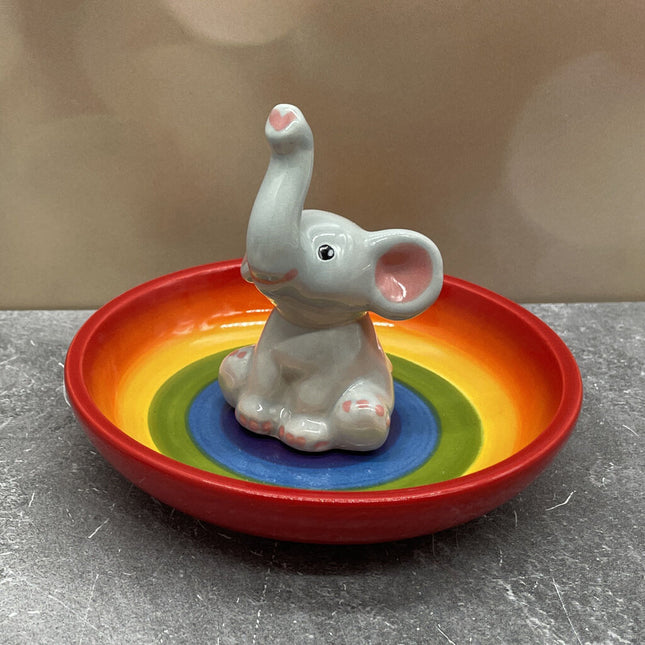ELEPHANT RING HOLDER RAINBOW