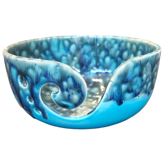 YARN BOWL BLOOMIN BLUE