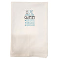 At my age, I need glasses wine and cocktails Embroidered Towel