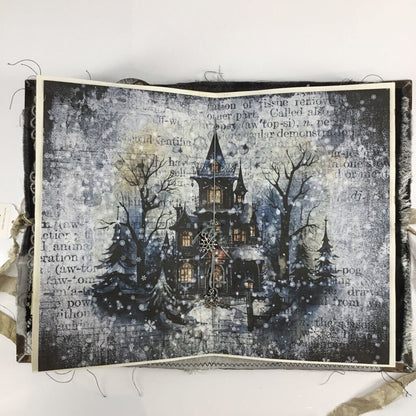 GOTHIC CHRISTMAS handmade journal