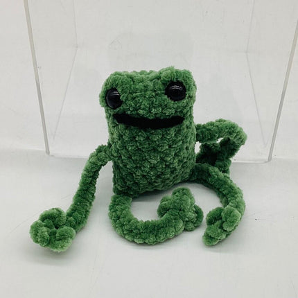 CROCHET LEGGY FROGGIES FROG GREEN THE CREATIVE GECKO