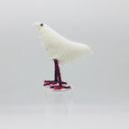 white with red and blue