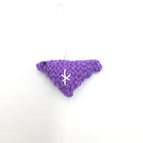 purple with white star