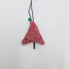 red/white with green bell topper