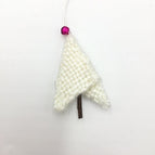 White w/pink bell topper
